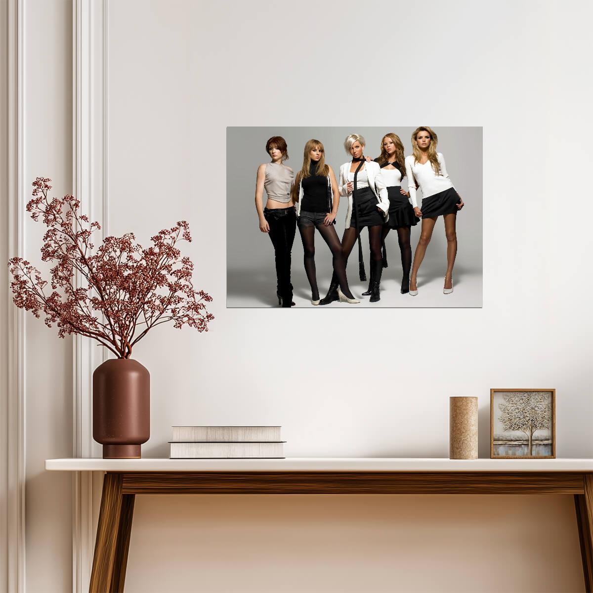 Girls Aloud | Neutral Tone Art | Band Poster - Music Poster