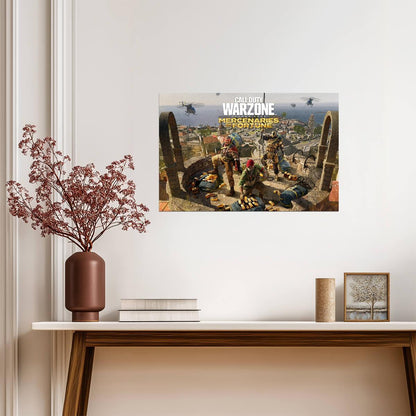 Call of Duty Warzone Season Four | Mercenaries of Fortune Key Art | Gaming Art Print - Video Games Poster