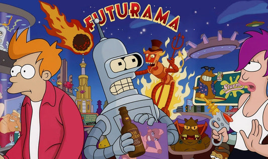 Futurama Characters Collage | Animated TV Show Poster | Sci-Fi Comedy Art - Movies & TV Poster