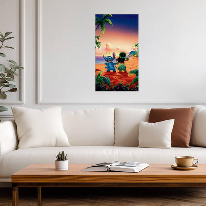 Lilo and Stitch Poster | Disney Cartoon Print - Movies & TV Poster