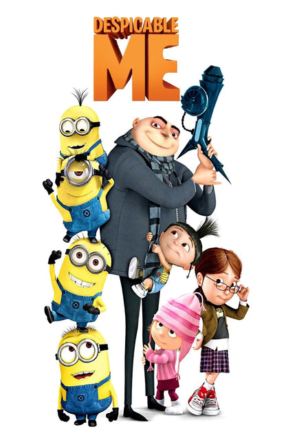 Despicable Me Movie Poster | Gru and the Girls - Movies & TV Poster