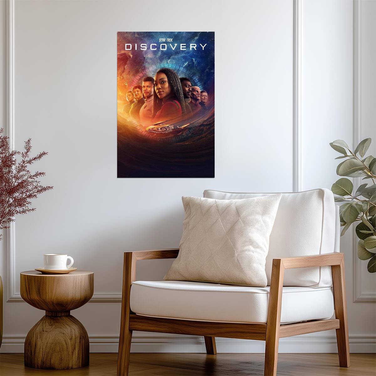 Star Trek Discovery TV Series Poster | Michael Burnham and Crew Montage - Movies & TV Poster