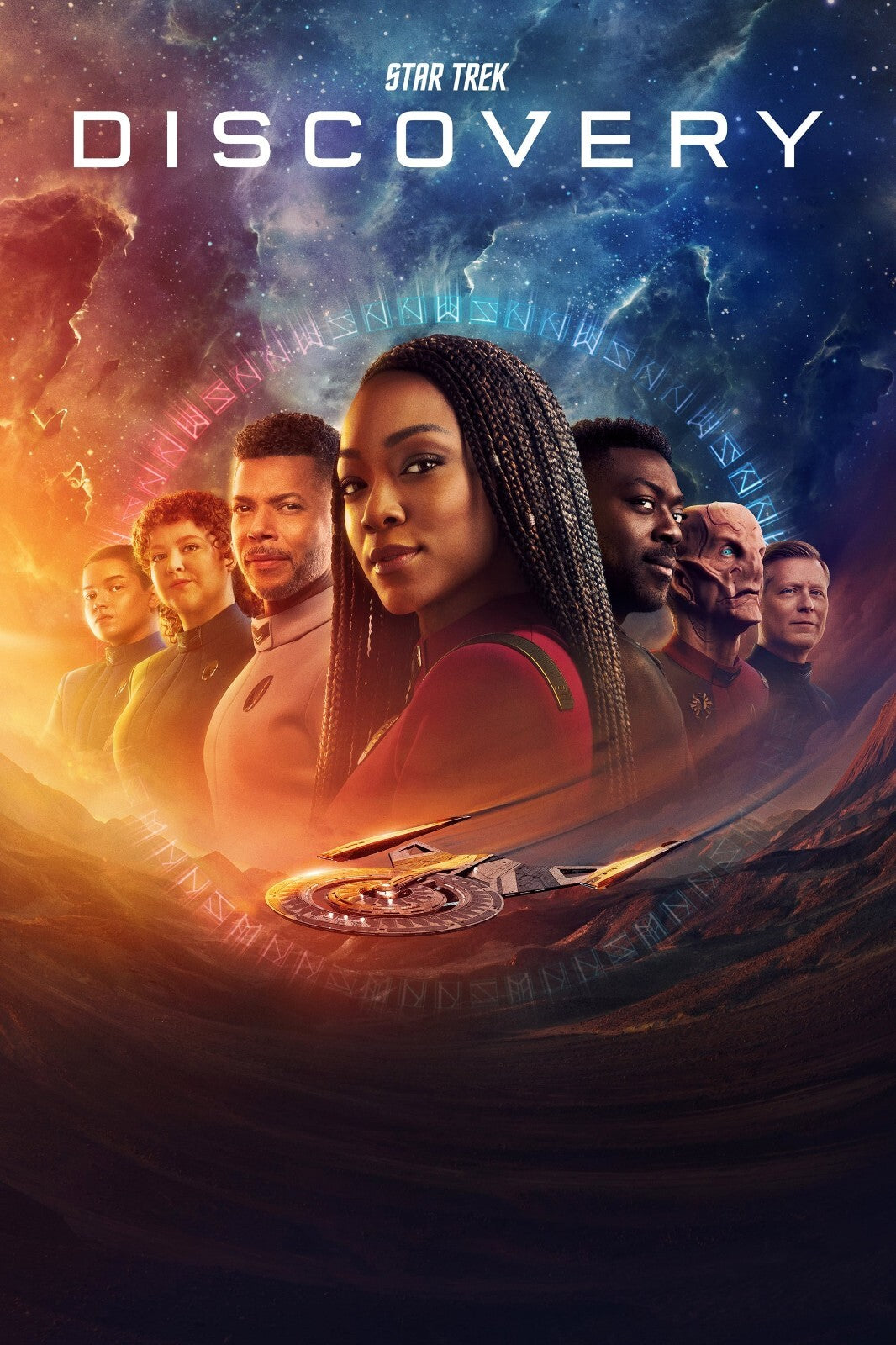 Star Trek Discovery TV Series Poster | Michael Burnham and Crew Montage - Movies & TV Poster