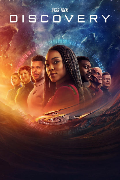 Star Trek Discovery TV Series Poster | Michael Burnham and Crew Montage - Movies & TV Poster
