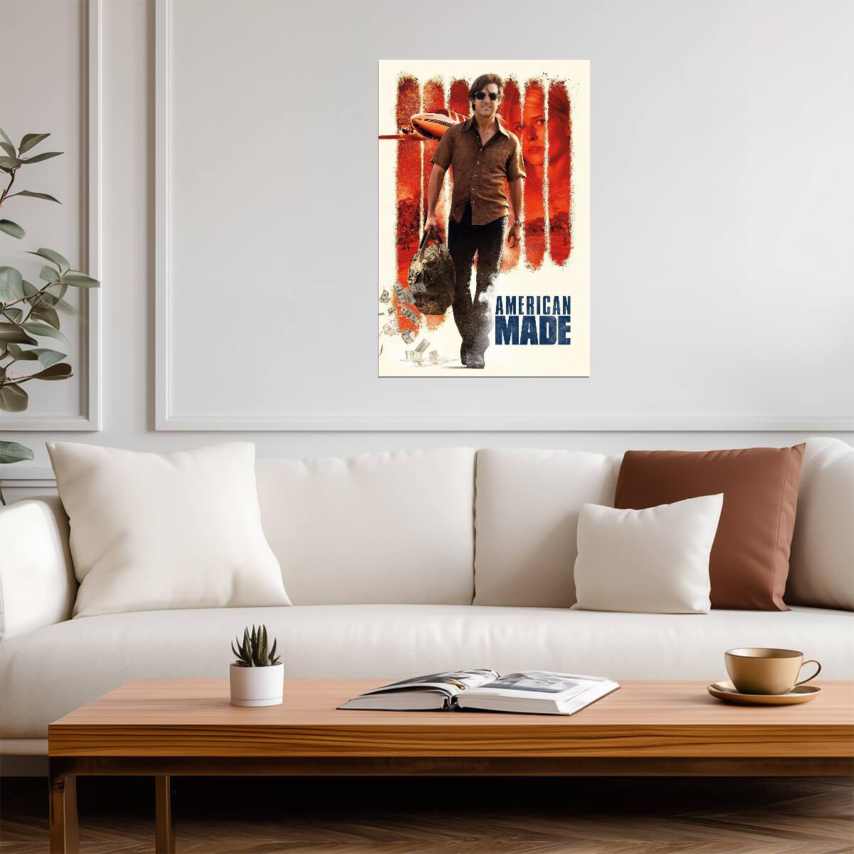 American Made Movie Poster | Tom Cruise as Barry Seal - Movies & TV Poster