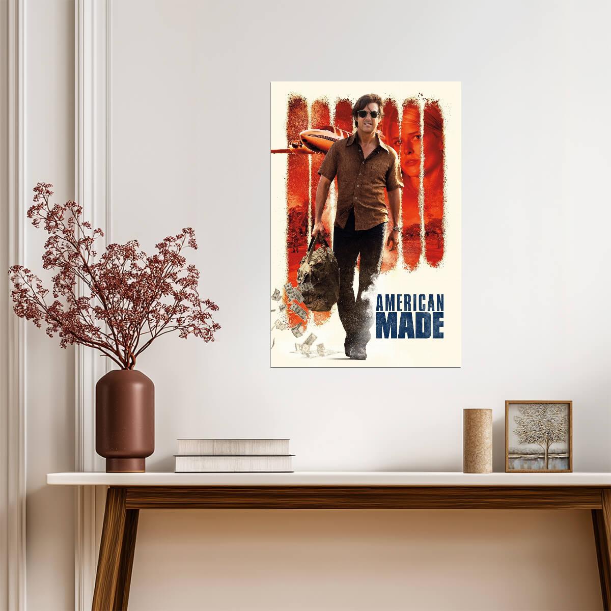 American Made Movie Poster | Tom Cruise as Barry Seal - Movies & TV Poster