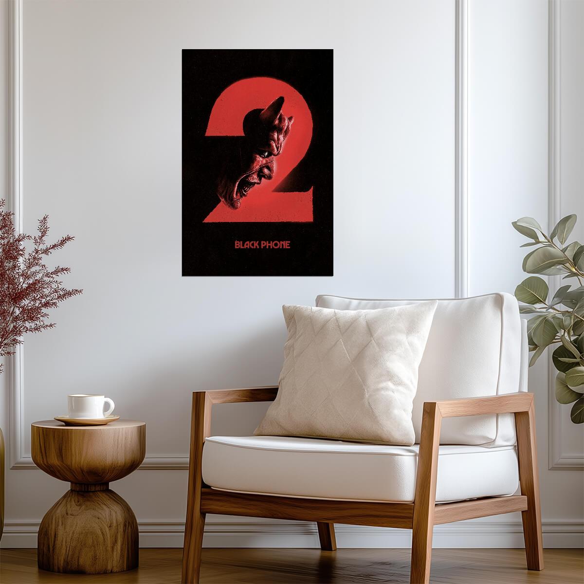 Black Phone 2 Movie Poster | The Grabber Inside the Number Two - Movies & TV Poster