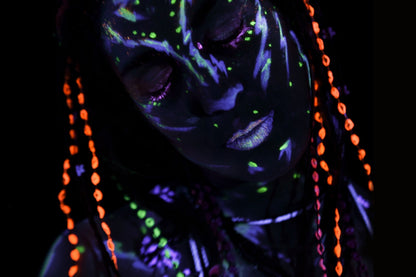 Avatar 2009 Movie Poster | Bioluminescent Na'vi Portrait - Movies & TV Poster