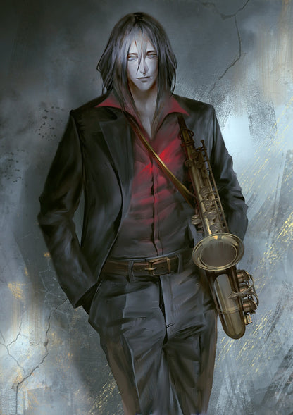Cowboy Bebop Poster | Vicious with a Katana - Anime Poster