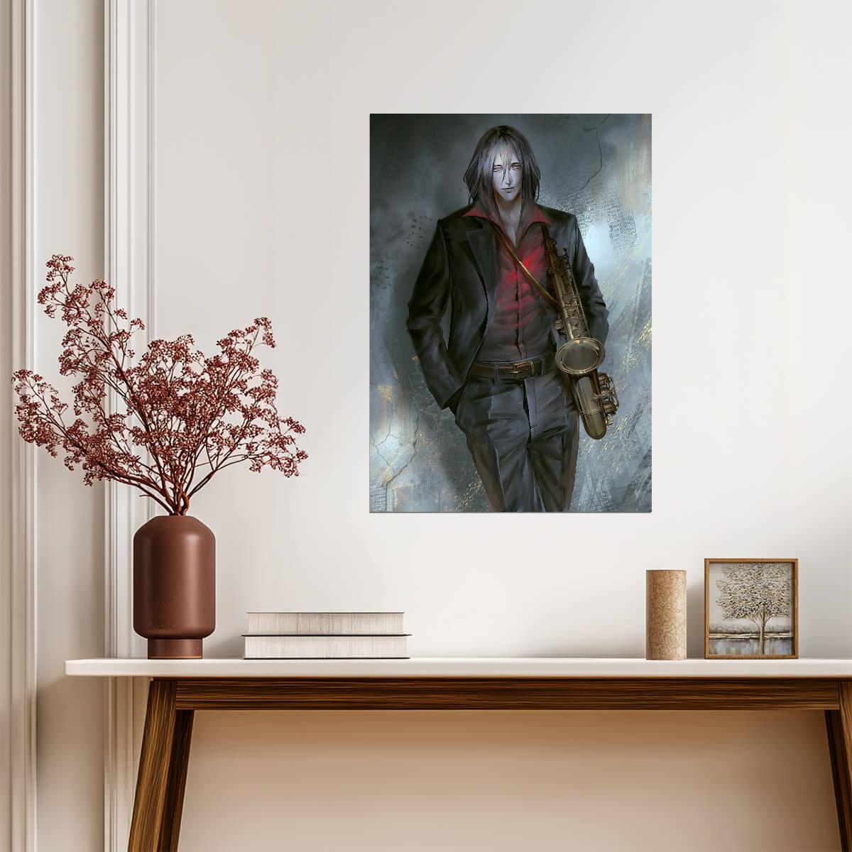 Cowboy Bebop Poster | Vicious with a Katana - Anime Poster