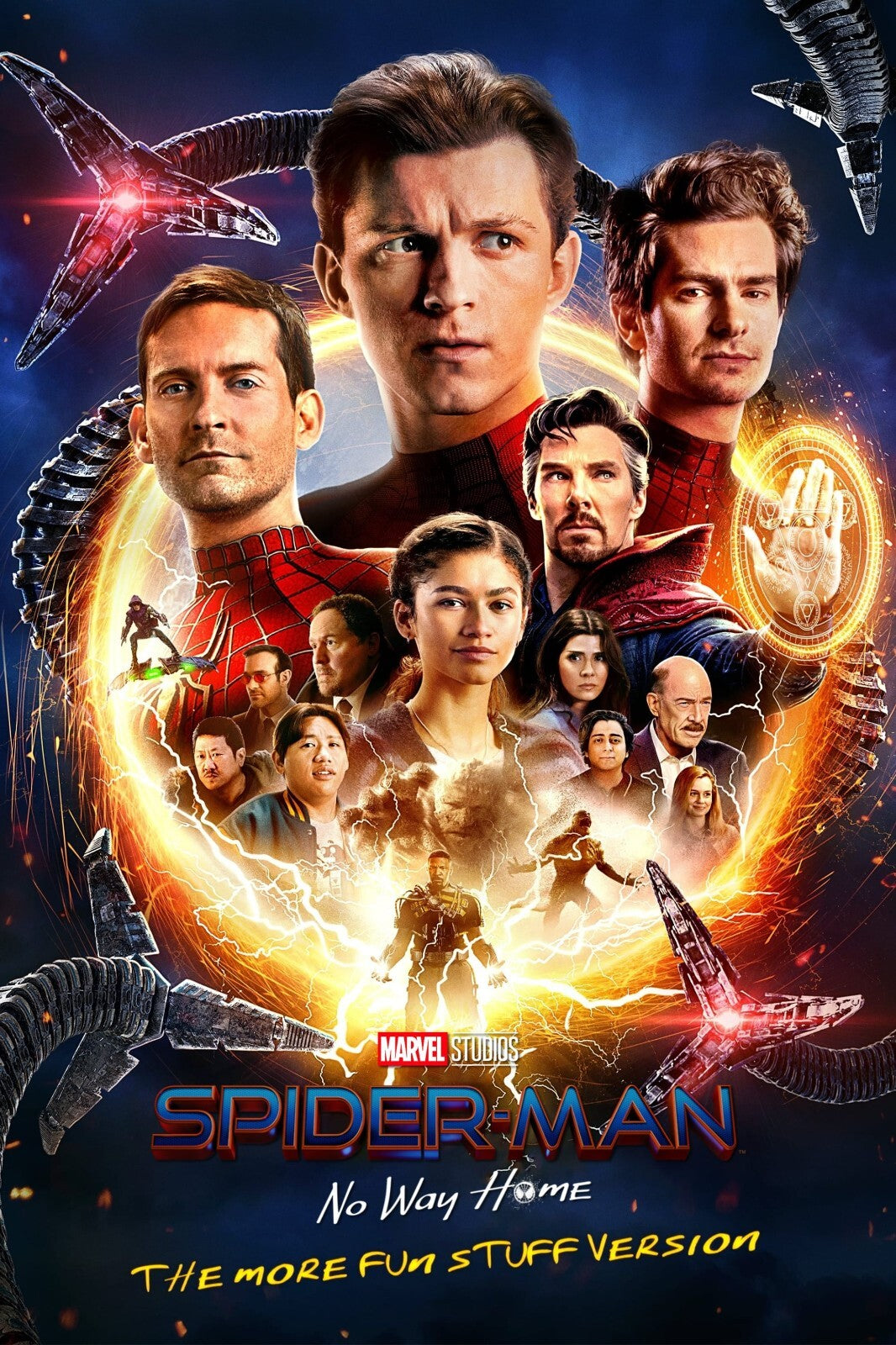Spider-Man No Way Home Movie Poster | The More Fun Stuff Version Collage - Movies & TV Poster