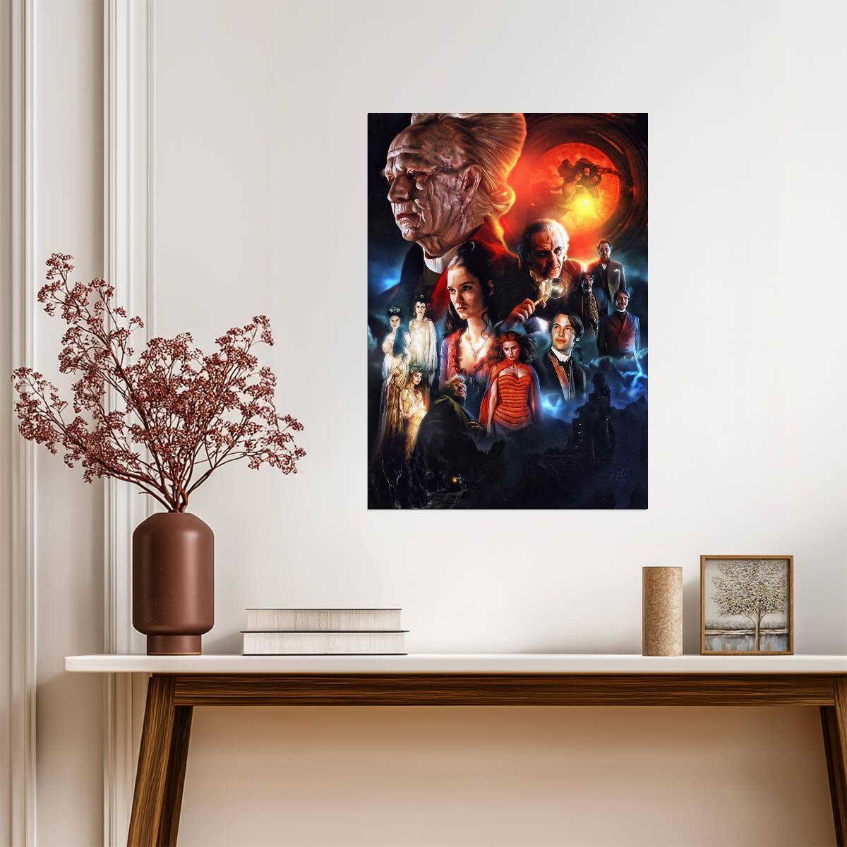 Bram Stoker's Dracula 1992 Movie Poster | Gary Oldman and Cast Illustration - Movies & TV Poster