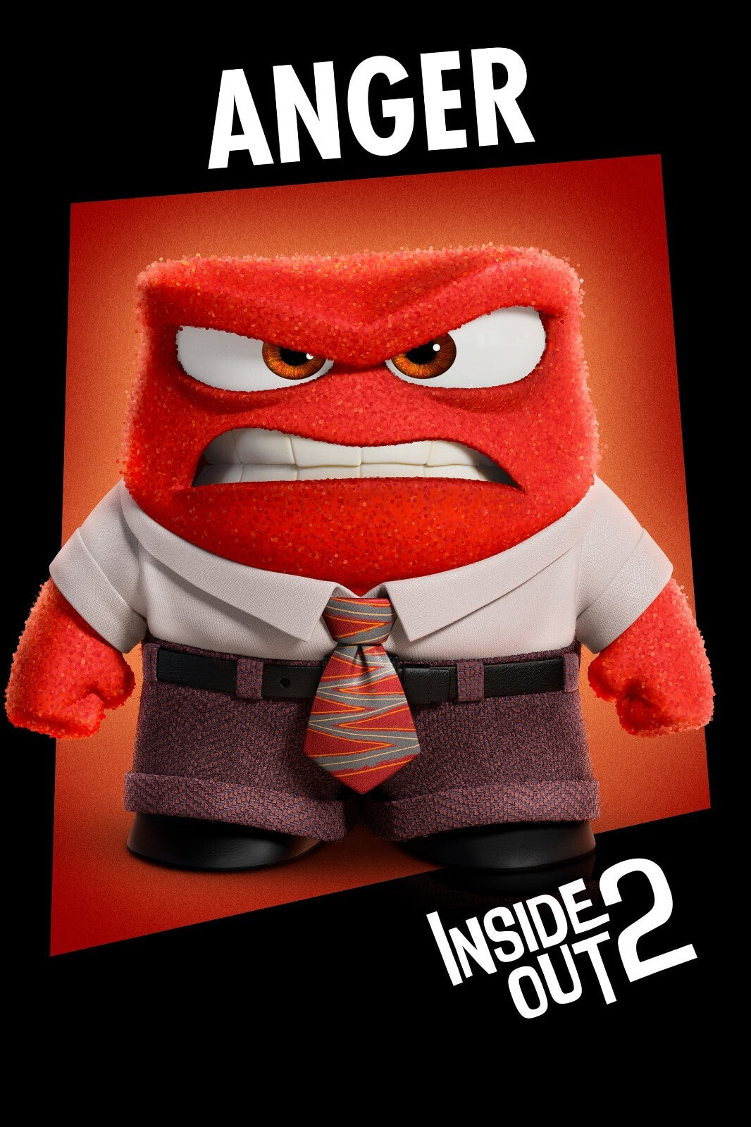 Inside Out 2 Movie Poster | Anger - Movies & TV Poster