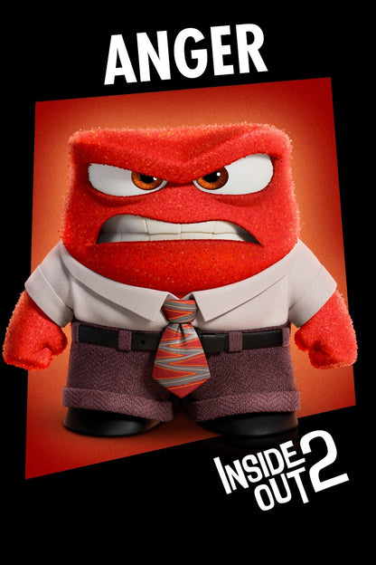 Inside Out 2 Movie Poster | Anger - Movies & TV Poster