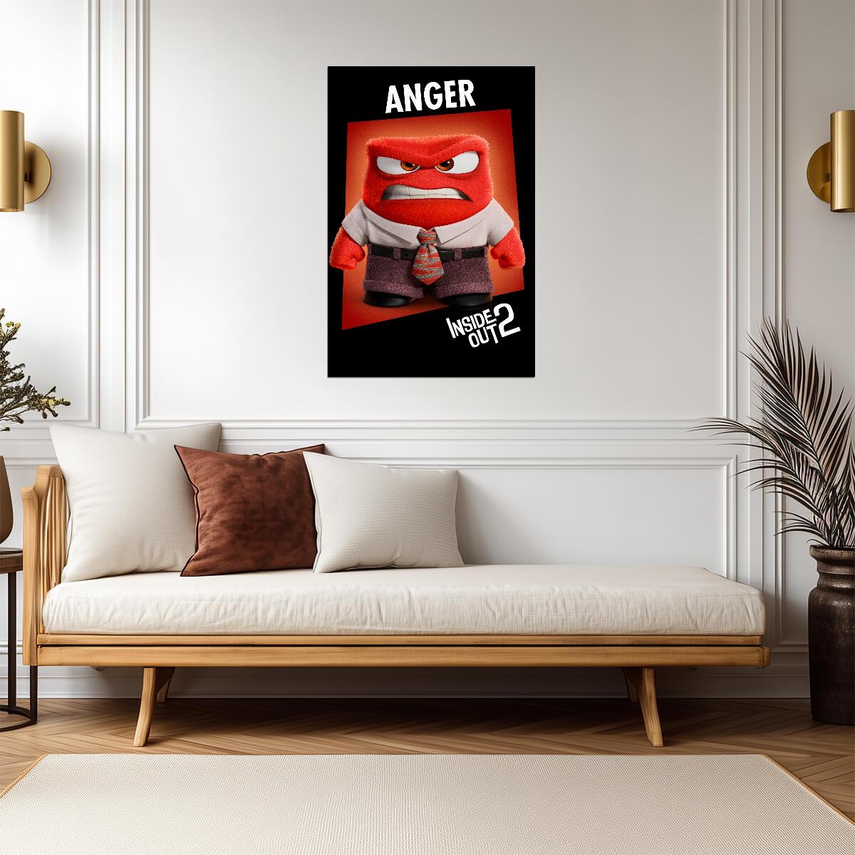 Inside Out 2 Movie Poster | Anger - Movies & TV Poster