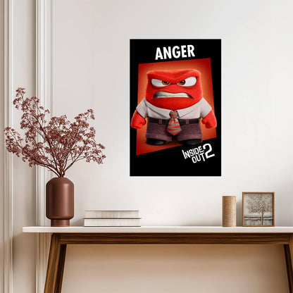 Inside Out 2 Movie Poster | Anger - Movies & TV Poster