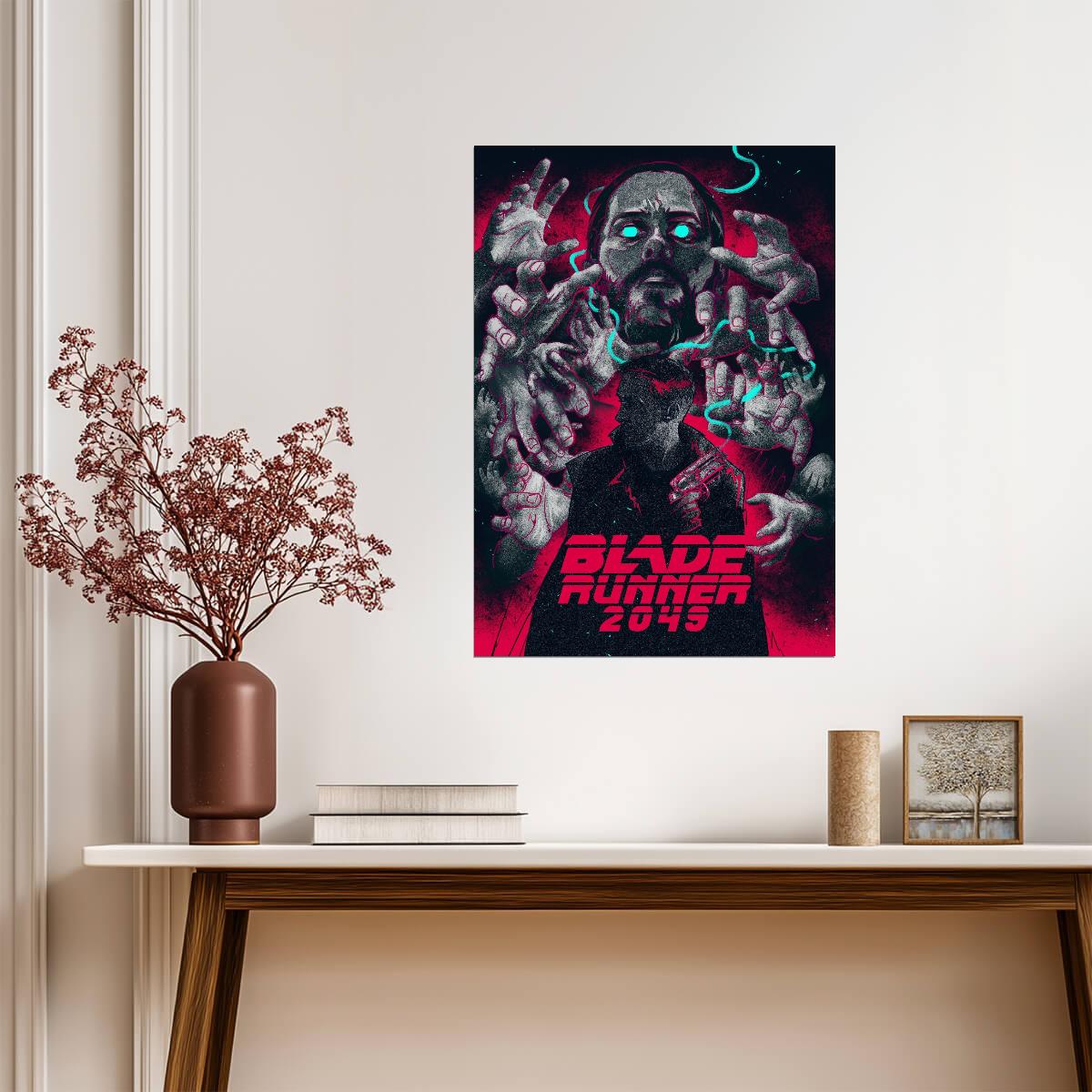 Blade Runner 2049 Movie Poster | Niander Wallace Surrounded by Hands - Movies & TV Poster