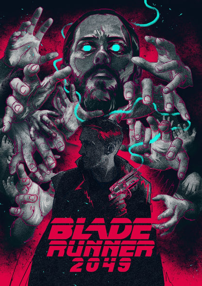 Blade Runner 2049 Movie Poster | Niander Wallace Surrounded by Hands - Movies & TV Poster