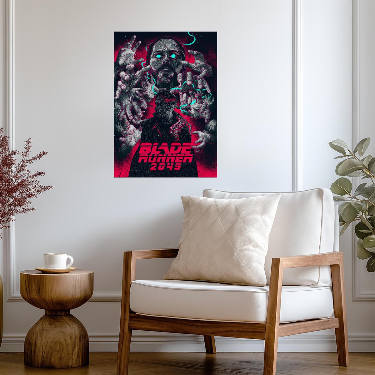Blade Runner 2049 Movie Poster | Niander Wallace Surrounded by Hands - Movies & TV Poster