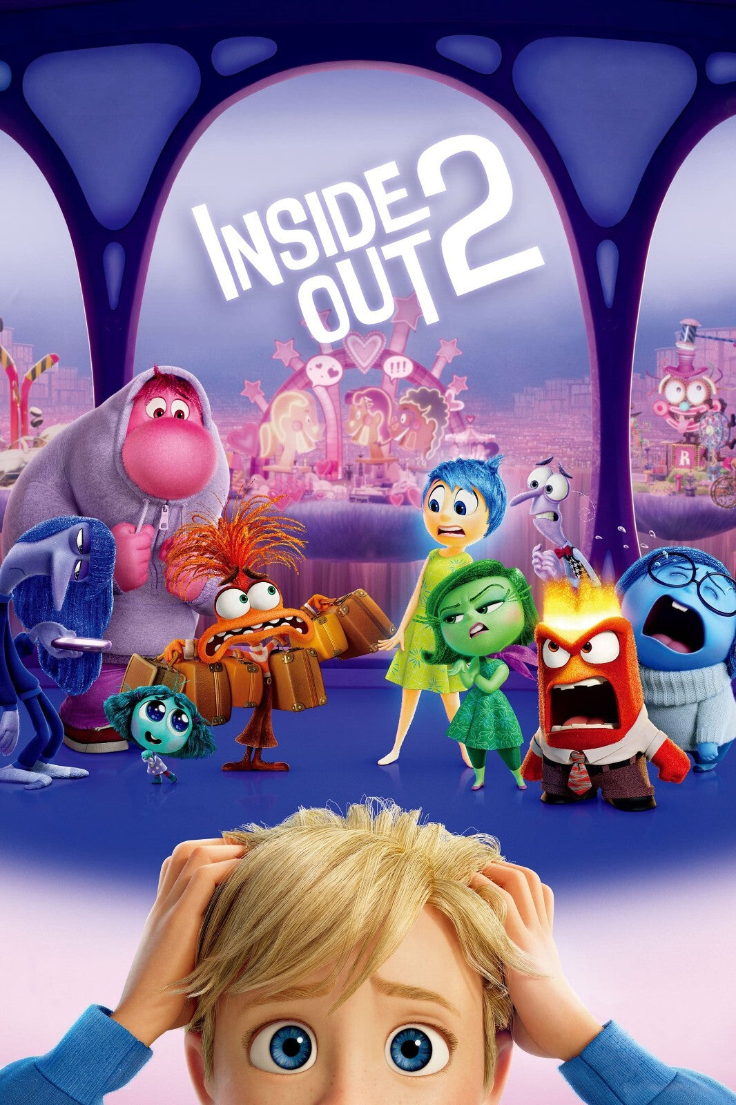 Inside Out 2 Movie Poster | Riley and the Emotions at Headquarters - Movies & TV Poster