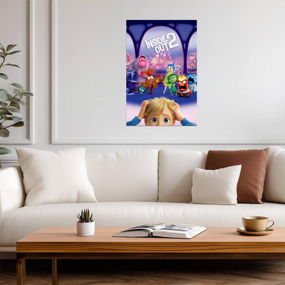Inside Out 2 Movie Poster | Riley and the Emotions at Headquarters - Movies & TV Poster