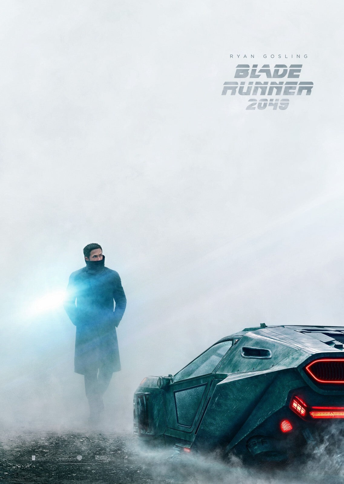 Blade Runner 2049 Movie Poster | Lone Figure in Snow beside a Spinner - Movies & TV Poster