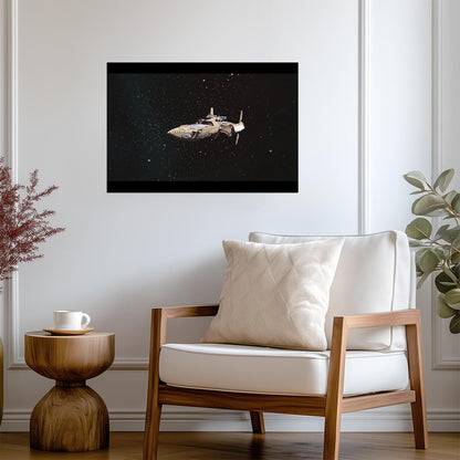 Cowboy Bebop Poster | The Bebop Spaceship Among the Stars - Anime Poster