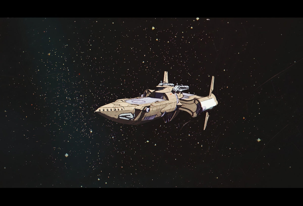 Cowboy Bebop Poster | The Bebop Spaceship Among the Stars - Anime Poster
