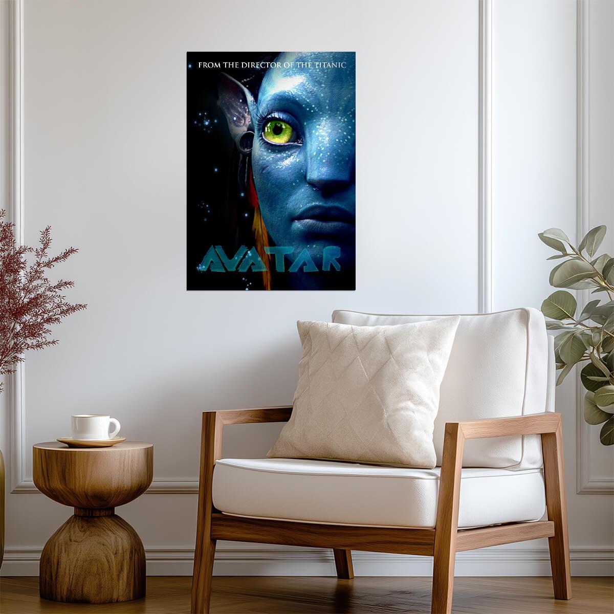 Avatar 2009 Movie Poster | Na'vi Eye Close-Up - Movies & TV Poster