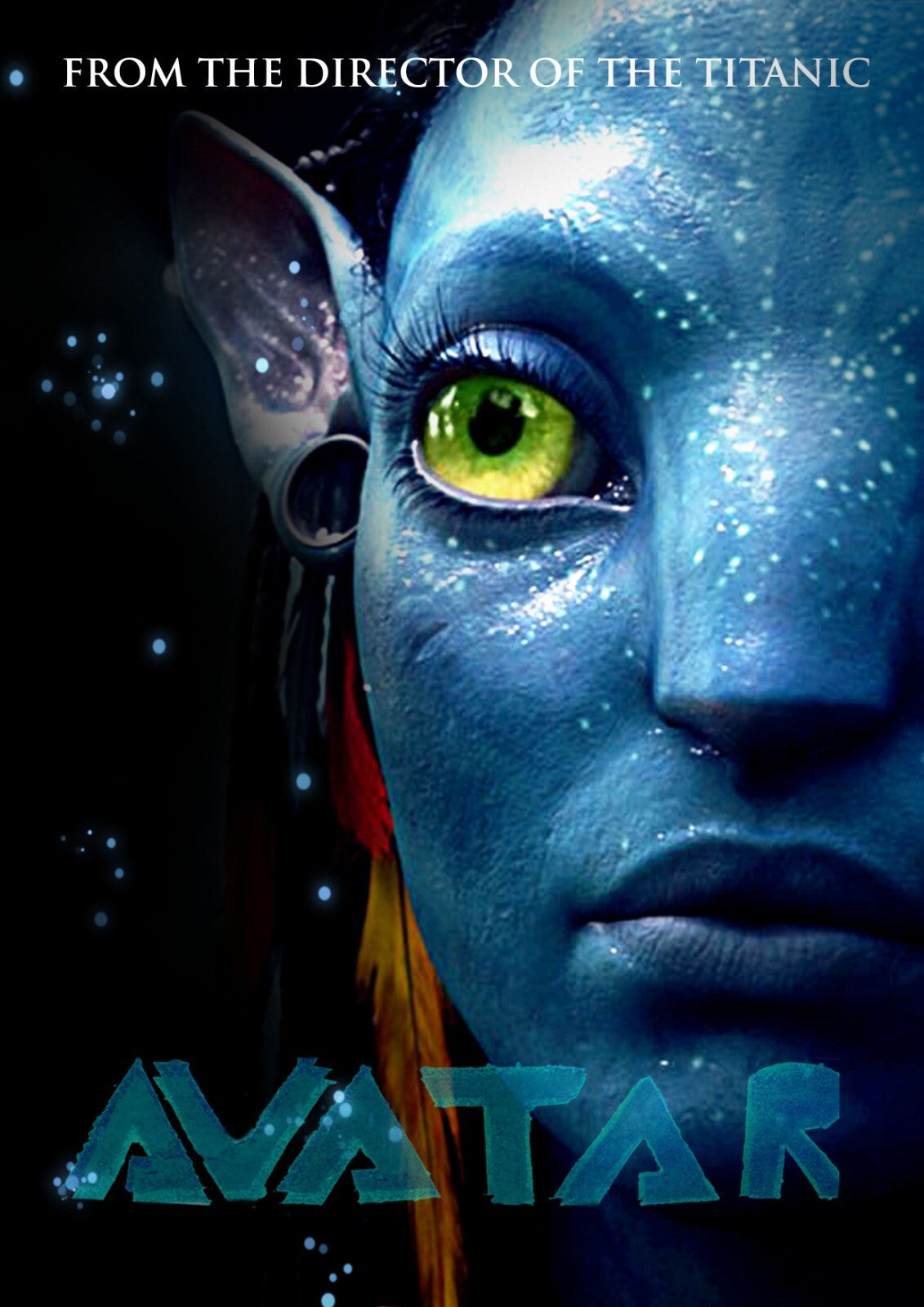 Avatar 2009 Movie Poster | Na'vi Eye Close-Up - Movies & TV Poster