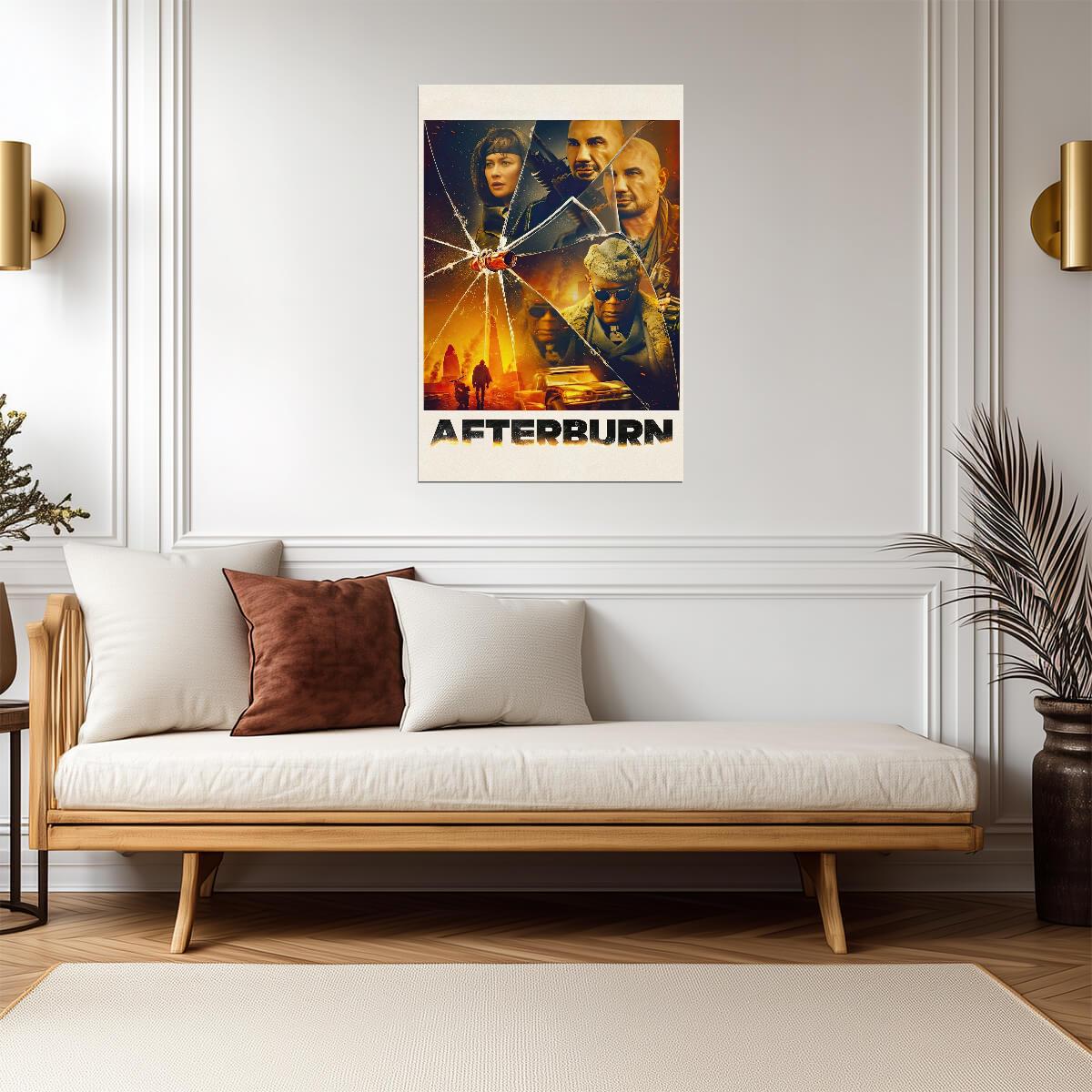 Afterburn 2025 Movie Poster | Cast Collage Print - Movies & TV Poster