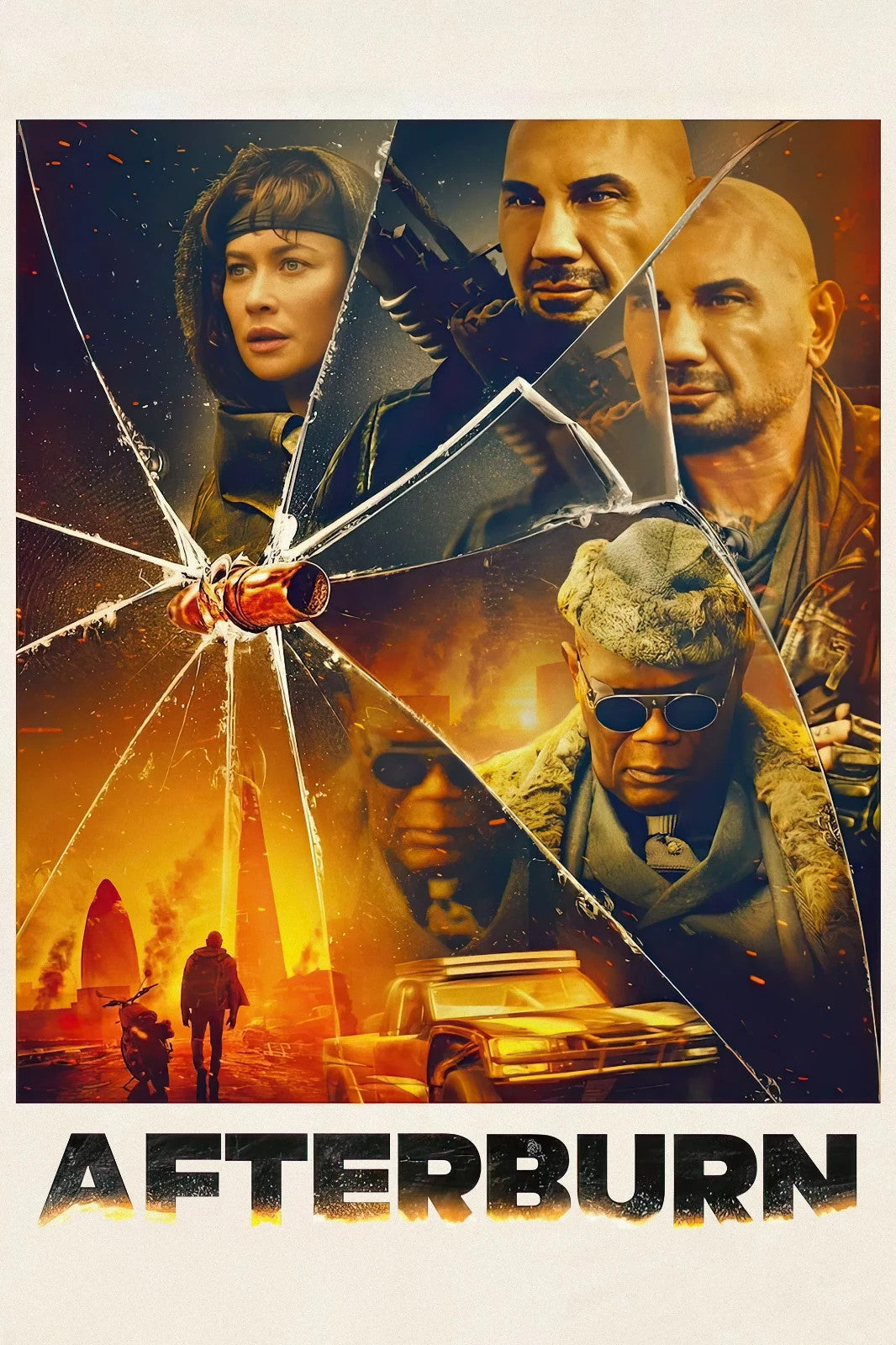 Afterburn 2025 Movie Poster | Cast Collage Print - Movies & TV Poster