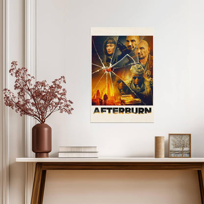 Afterburn 2025 Movie Poster | Cast Collage Print - Movies & TV Poster