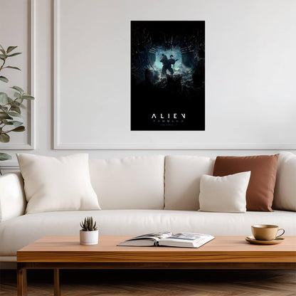 Alien Romulus Movie Poster | Crew in the Xenomorph Hive - Movies & TV Poster