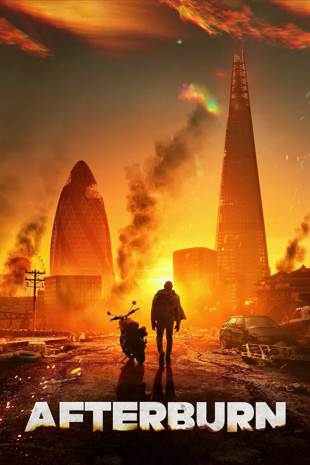 Afterburn 2025 Movie Poster | London in Flames - Movies & TV Poster
