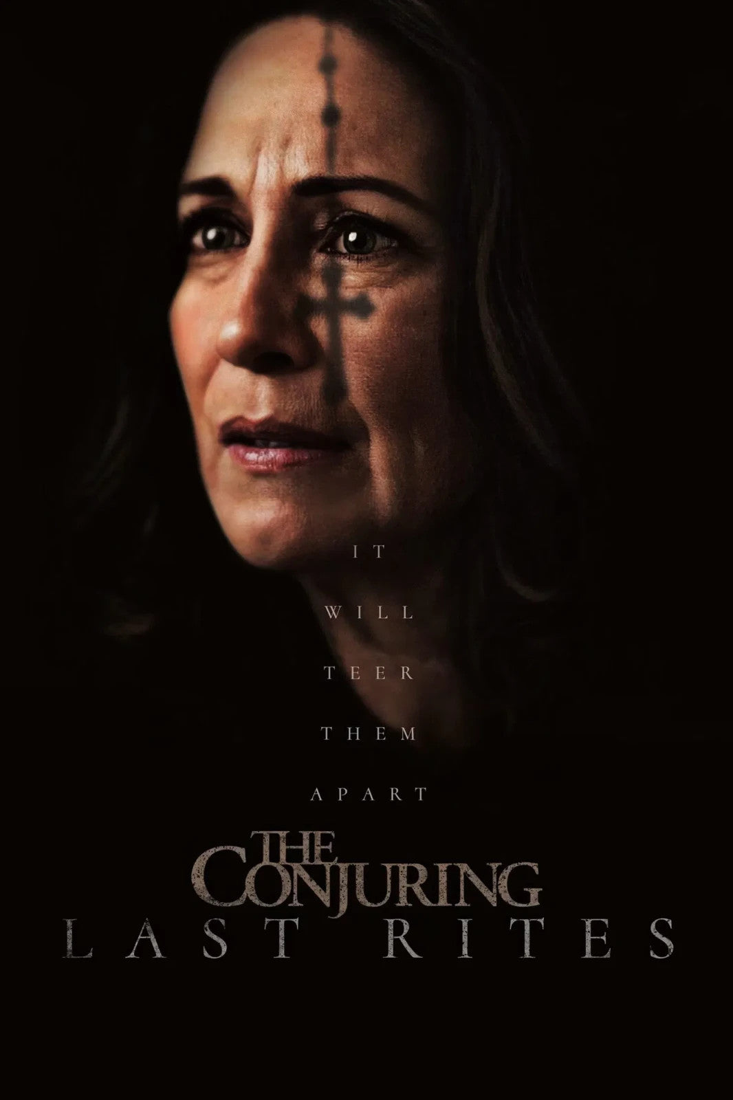 The Conjuring Last Rites Movie Poster | Lorraine Warren with a Cross on Her Forehead - Movies & TV Poster
