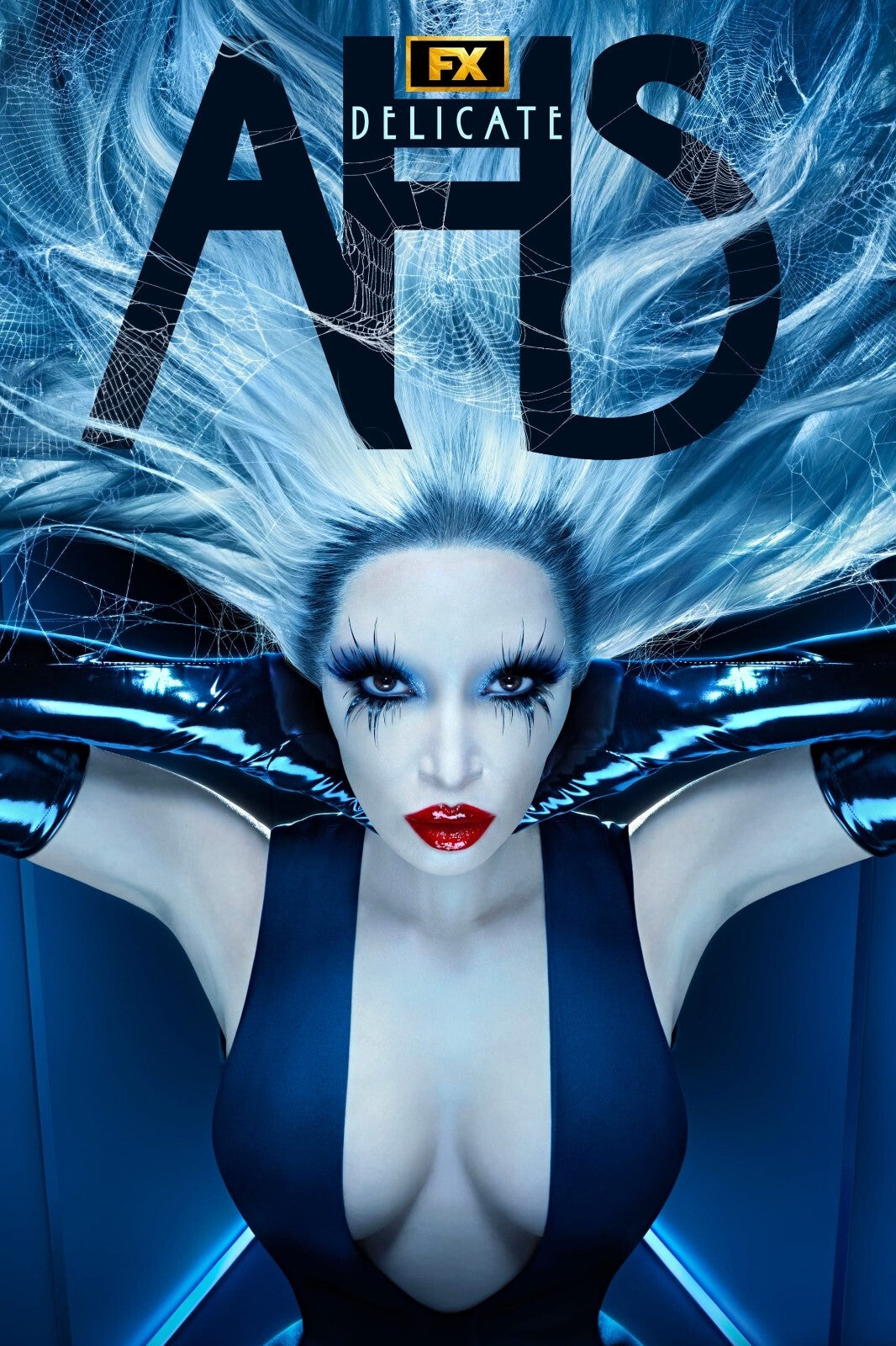 American Horror Story Delicate Poster | Kim Kardashian with Spider Legs - Movies & TV Poster
