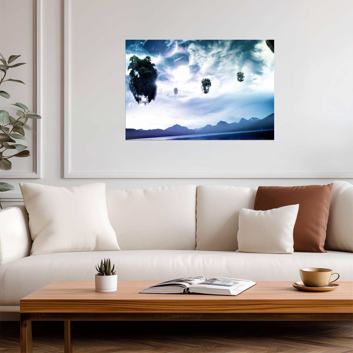 Avatar Movie Poster | Floating Mountains above the Clouds - Movies & TV Poster
