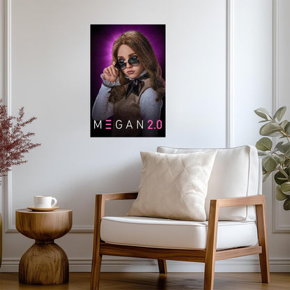 M3GAN 2.0 Movie Poster | Sunglasses and a Bloodstained Blouse - Movies & TV Poster