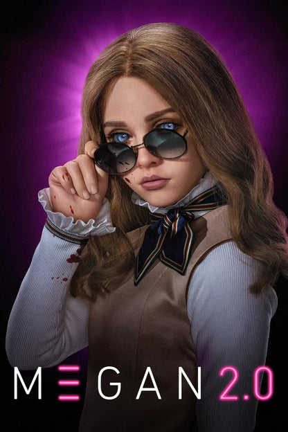 M3GAN 2.0 Movie Poster | Sunglasses and a Bloodstained Blouse - Movies & TV Poster