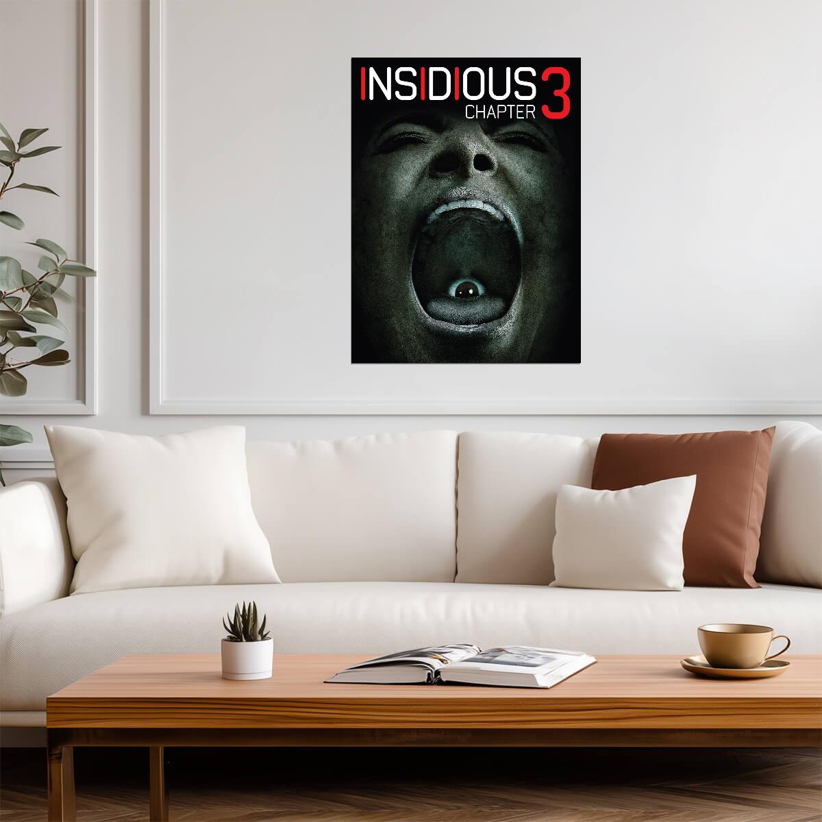 Insidious Chapter 3 Movie Poster | Eye Inside a Screaming Mouth - Movies & TV Poster
