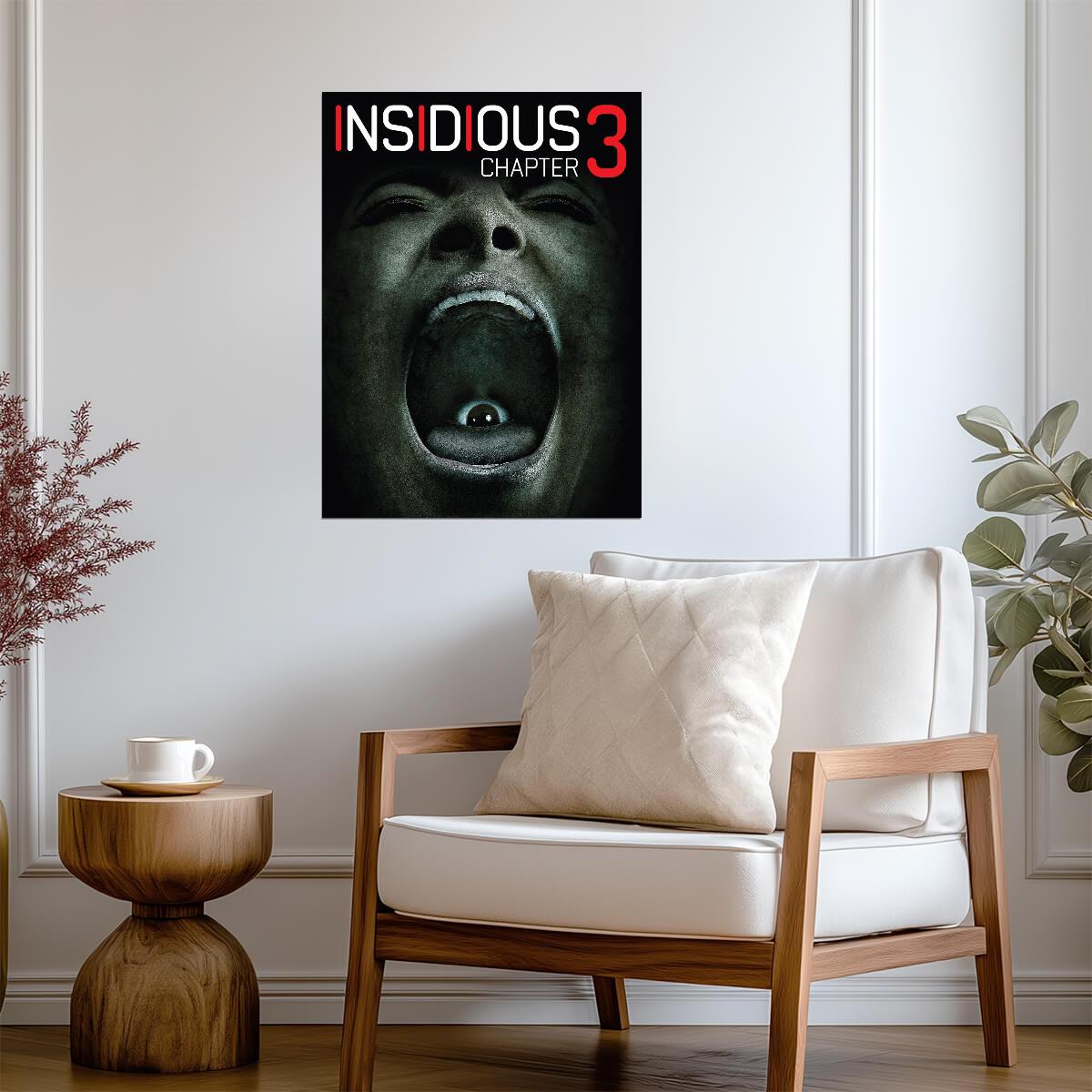 Insidious Chapter 3 Movie Poster | Eye Inside a Screaming Mouth - Movies & TV Poster