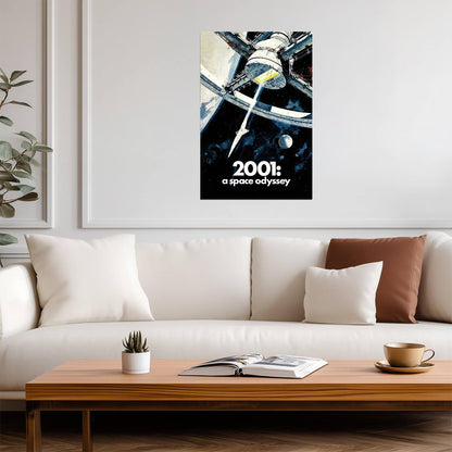 2001: A Space Odyssey Space Station Poster | Sci-Fi Movie Print - Movies & TV Poster