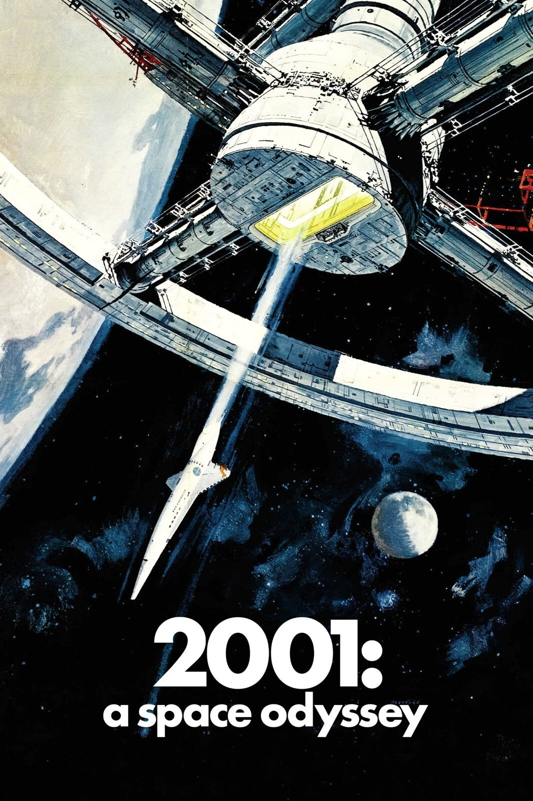 2001: A Space Odyssey Space Station Poster | Sci-Fi Movie Print - Movies & TV Poster
