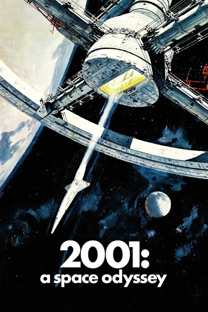 2001: A Space Odyssey Space Station Poster | Sci-Fi Movie Print - Movies & TV Poster