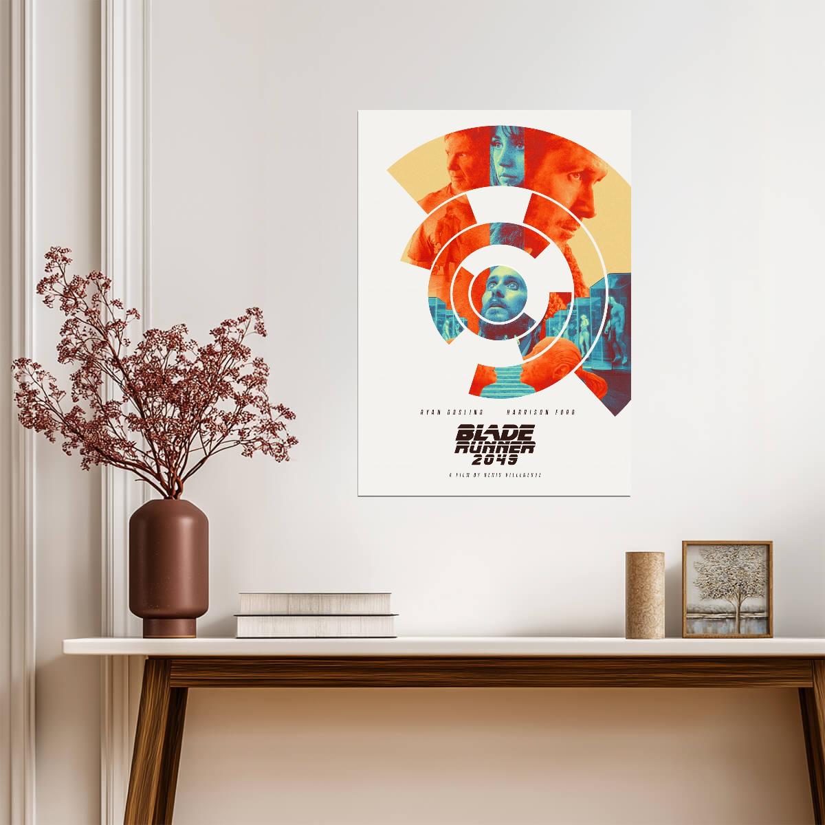 Blade Runner 2049 Movie Poster | Circular Cast Collage - Movies & TV Poster