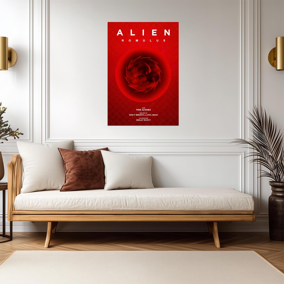 Alien Romulus Horror Movie Poster | Alien Embryo | Minimalist Composition - Movies & TV Poster