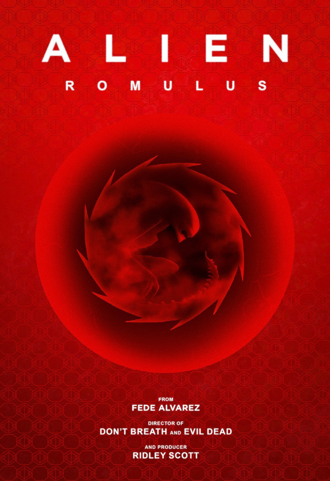 Alien Romulus Horror Movie Poster | Alien Embryo | Minimalist Composition - Movies & TV Poster