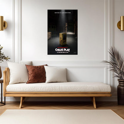 Child's Play 2019 Movie Poster | Buddi Box in a Dark Store Aisle - Movies & TV Poster