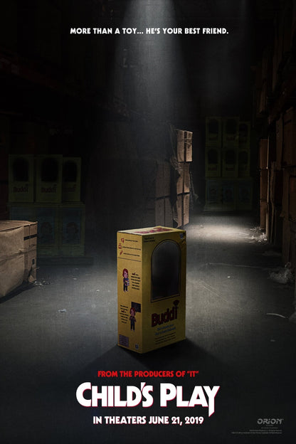 Child's Play 2019 Movie Poster | Buddi Box in a Dark Store Aisle - Movies & TV Poster